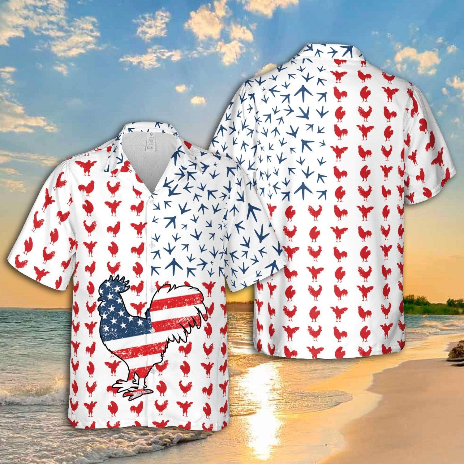 4th Of July Hawaiian Shirt For Men Women