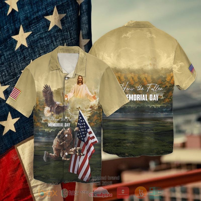 4th Of July Independence Day Memorial Day American Veteran Hawaiian Shirt