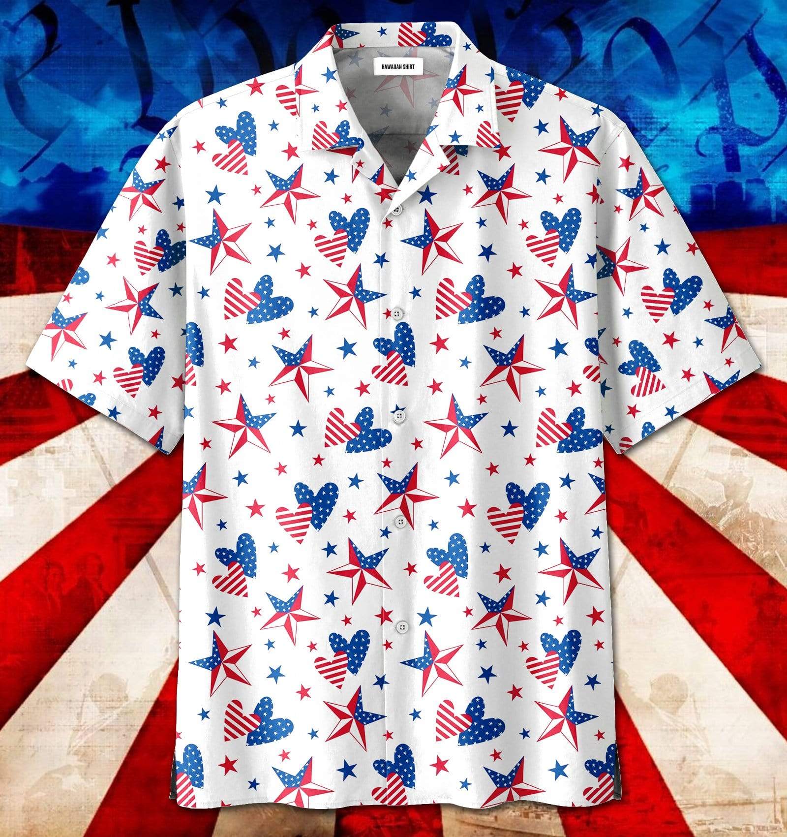 4th Of July Us Flag Camo Patriotism Hawaiian Aloha Shirt For Men Women