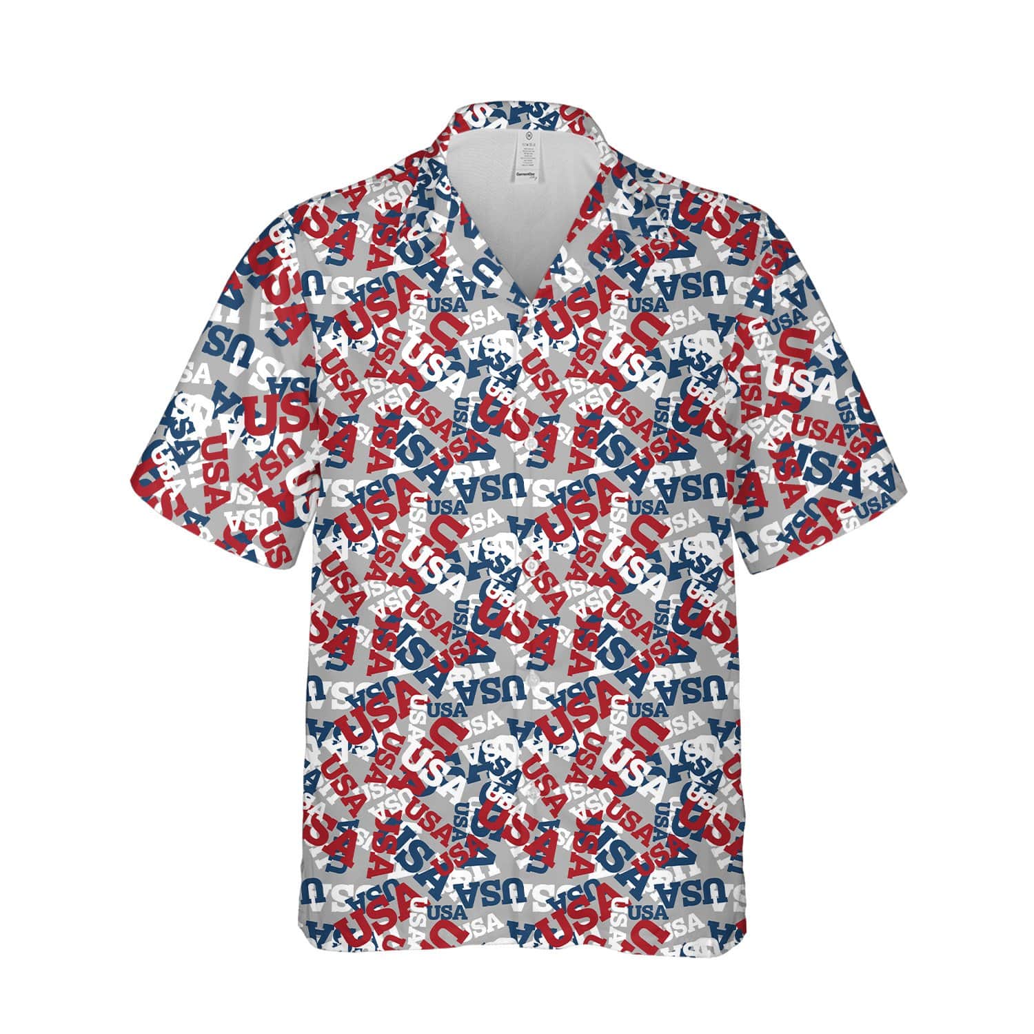 4th Of July Us Flag Star Pattern Hawaiian Shirt For Men Women