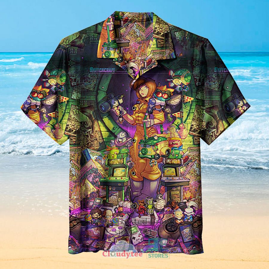 A.F.C. Bournemouth Coconut Hawaiian Shirt, Short