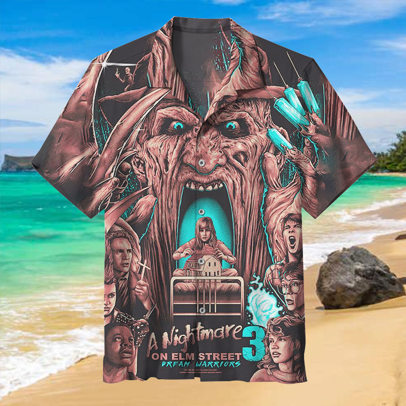 8 Bit Armageddon Retro Video Game Puzzle for Adults and Kids Hawaiian Shirt 