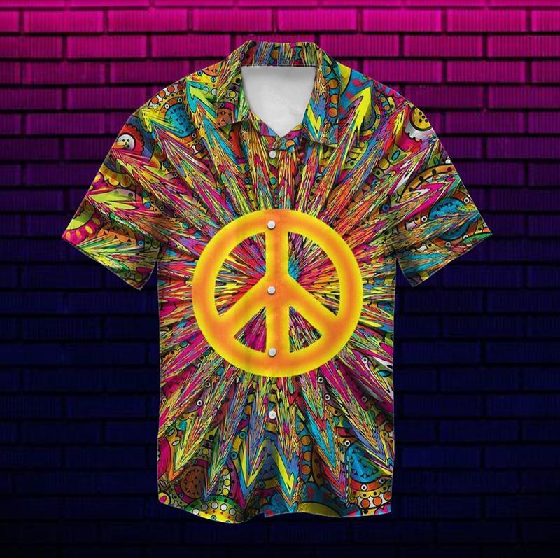 A Peaceful Morning With Radio Colorful Unique Design Hawaiian Shirt For Men Women