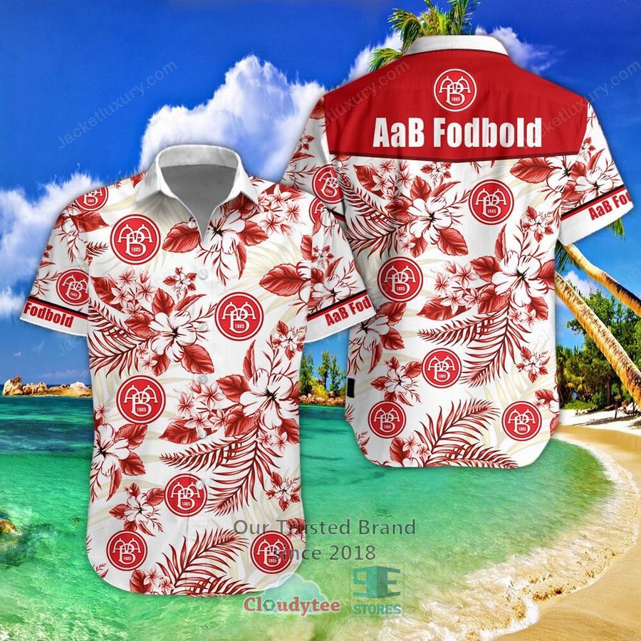 AaB Fodbold Hawaiian Shirt, Short