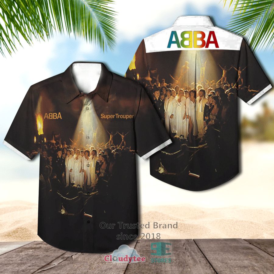 ABBA Super Trouper Album Hawaiian Shirt