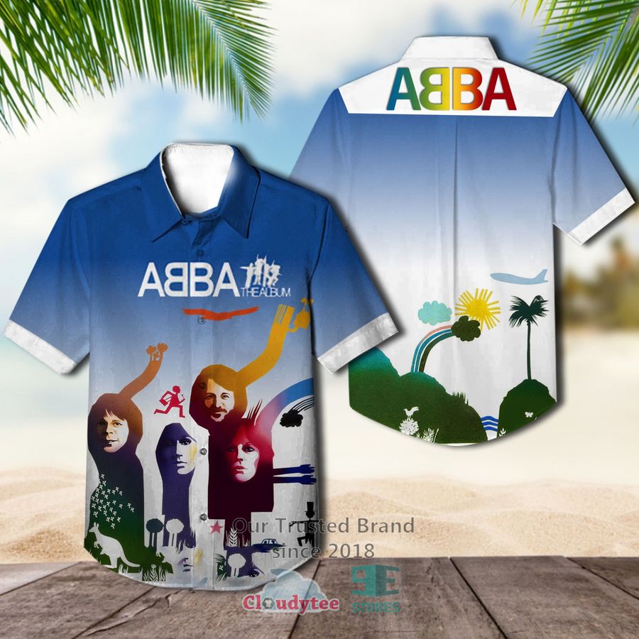 ABBA The Visitors Album Casual Hawaiian Shirt