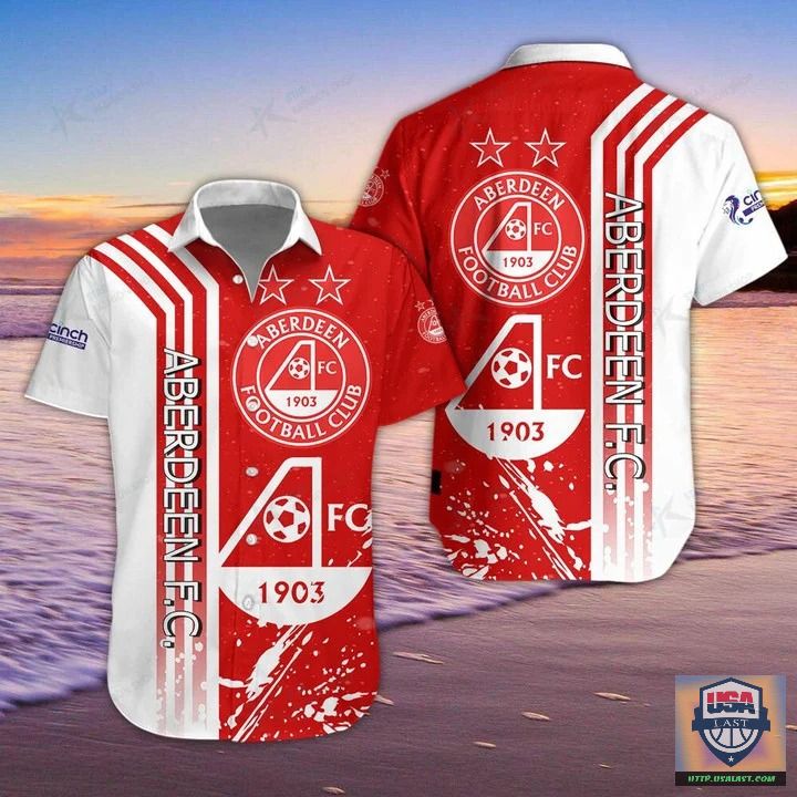 Aberdeen FC Aloha Hawaiian Shirt And Short