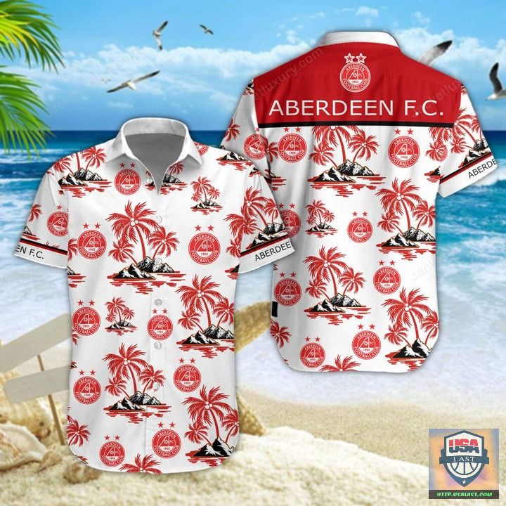 Aberdeen F.C. Bleach Hawaiian Shirt