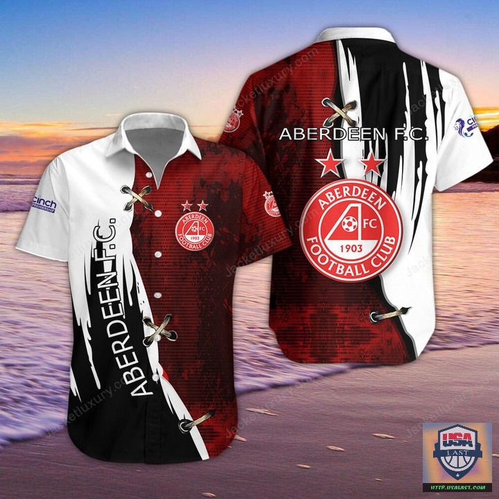 Aberdeen FC Aloha Hawaiian Shirt And Short