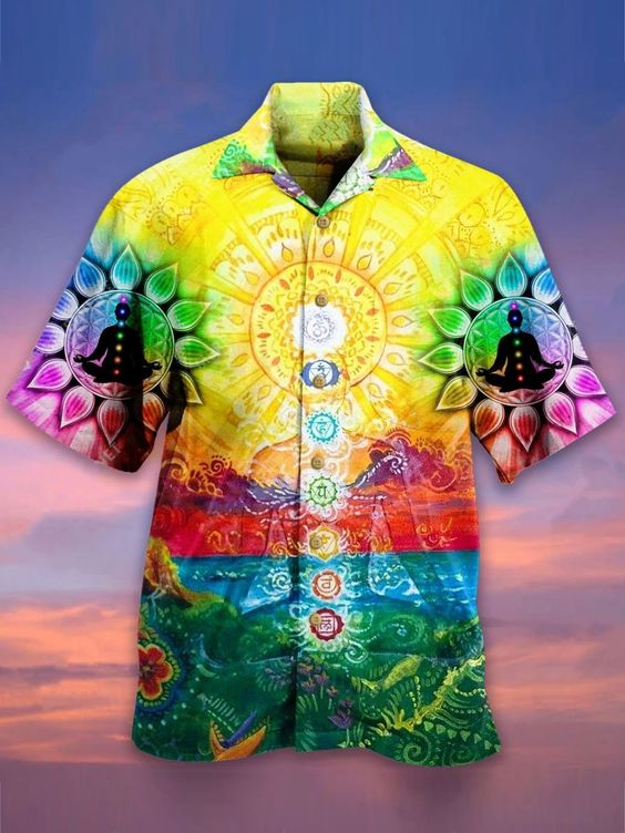 Abstract Monarch Butterfly Orange Awesome Design Hawaiian Shirt For Men Women