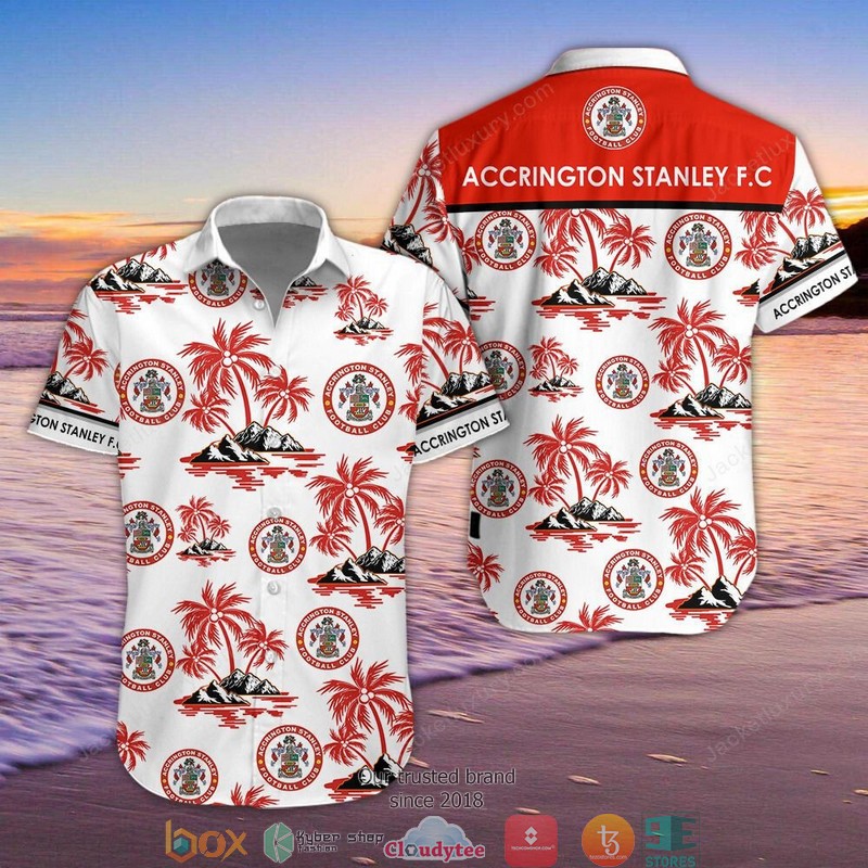 Accrington Stanley Hawaiian Shirt, Beach Short