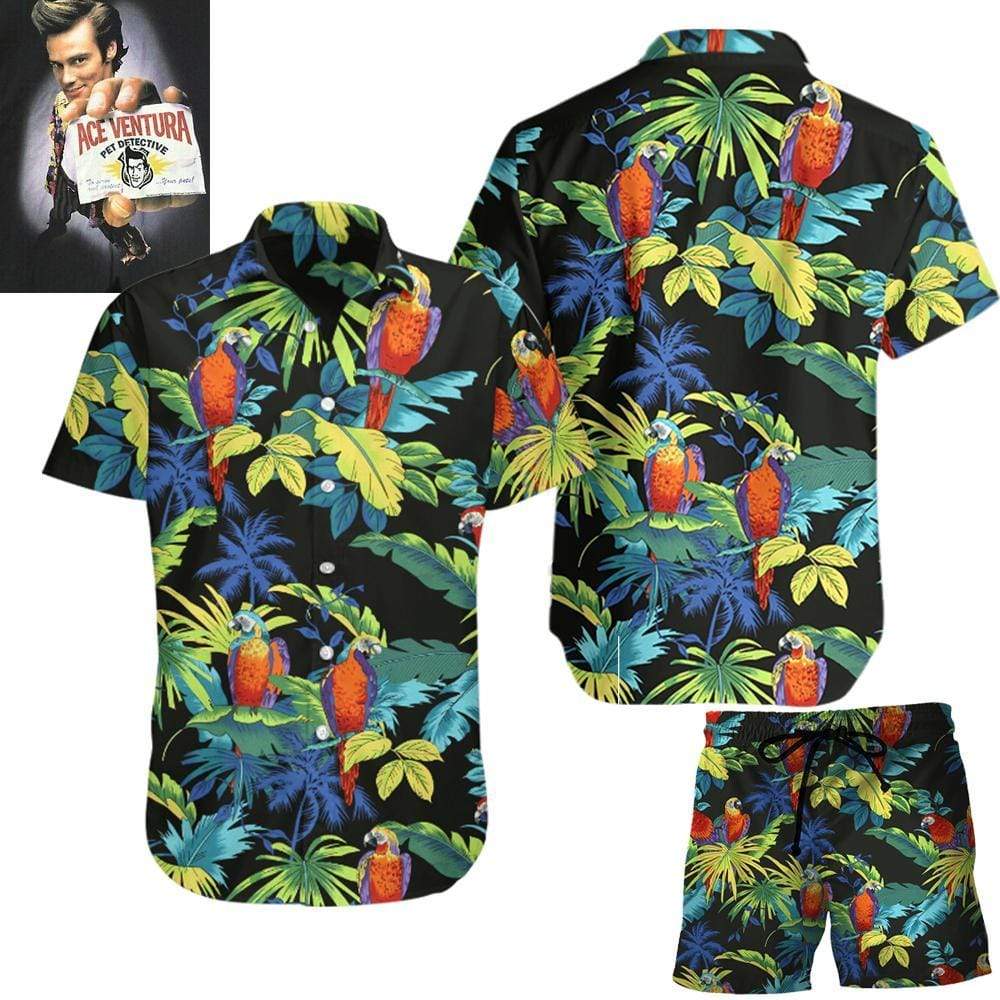 Ace Ventura Vibe Jim Carreys Hawaiian Aloha Shirt For Men Women