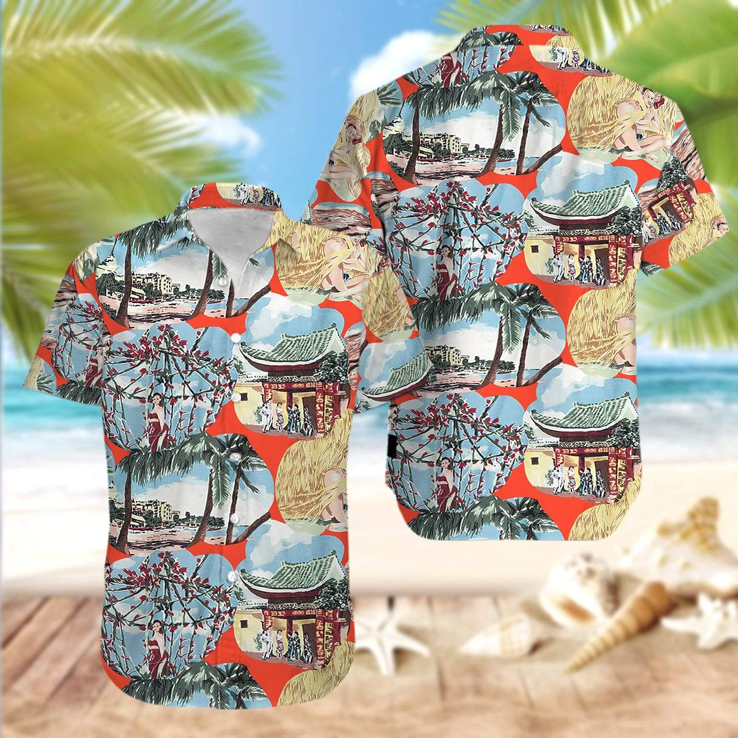 Acoustic Guitar Hawaiian Shirt For Men Women