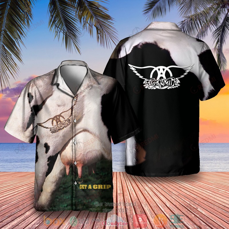 Aerosmith Band Just Push Play Hawaiian Shirt