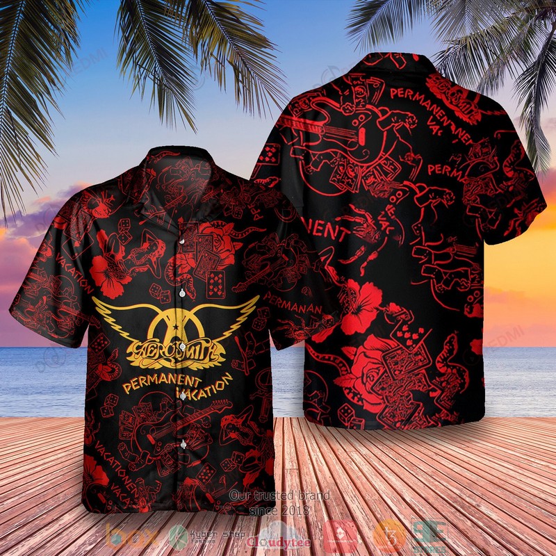 Aerosmith Band Pump Hawaiian Shirt