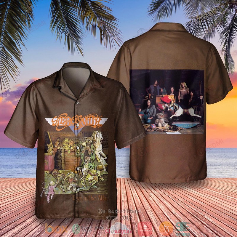 Aerosmith Band Nine Lives Hawaiian Shirt