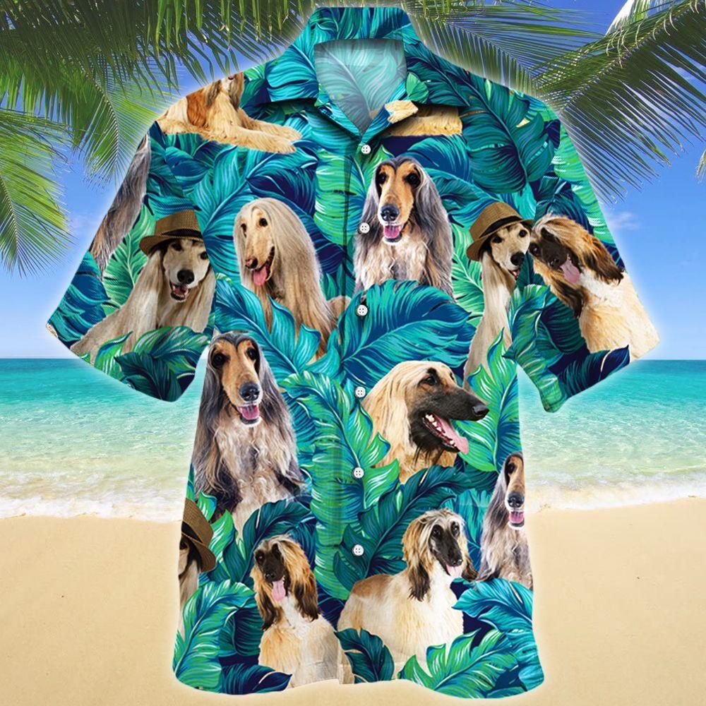 Afghan Hound Dog Hawaiian Shirt For Men Women