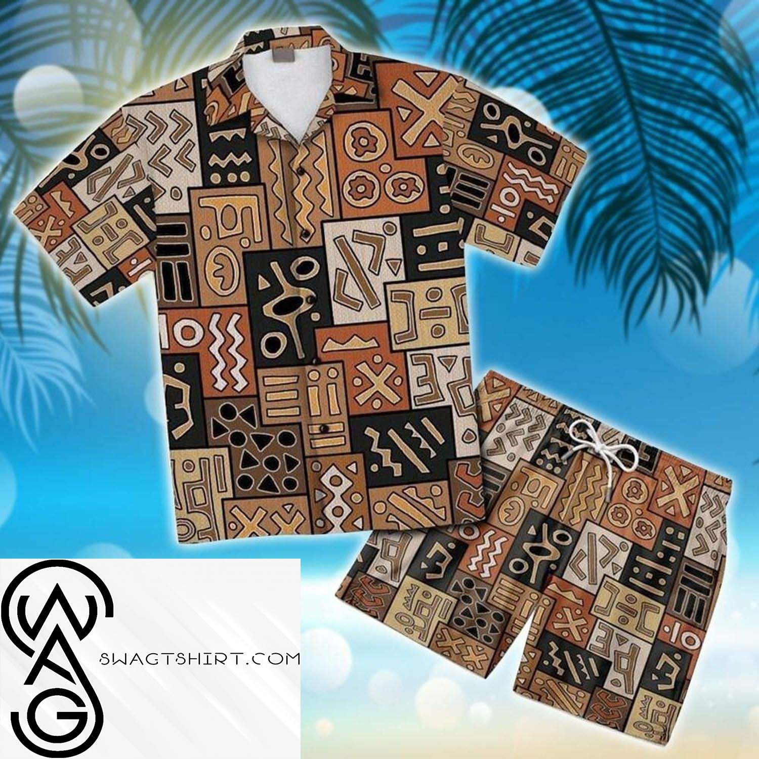 Air Force Boeing E-3 Sentry Hawaiian Shirt And Beach Shorts