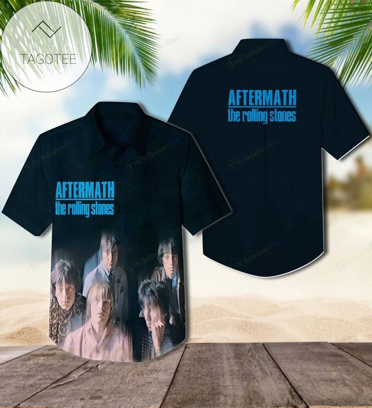 Aftermath Studio Album By The Rolling Stones Hawaiian Shirt