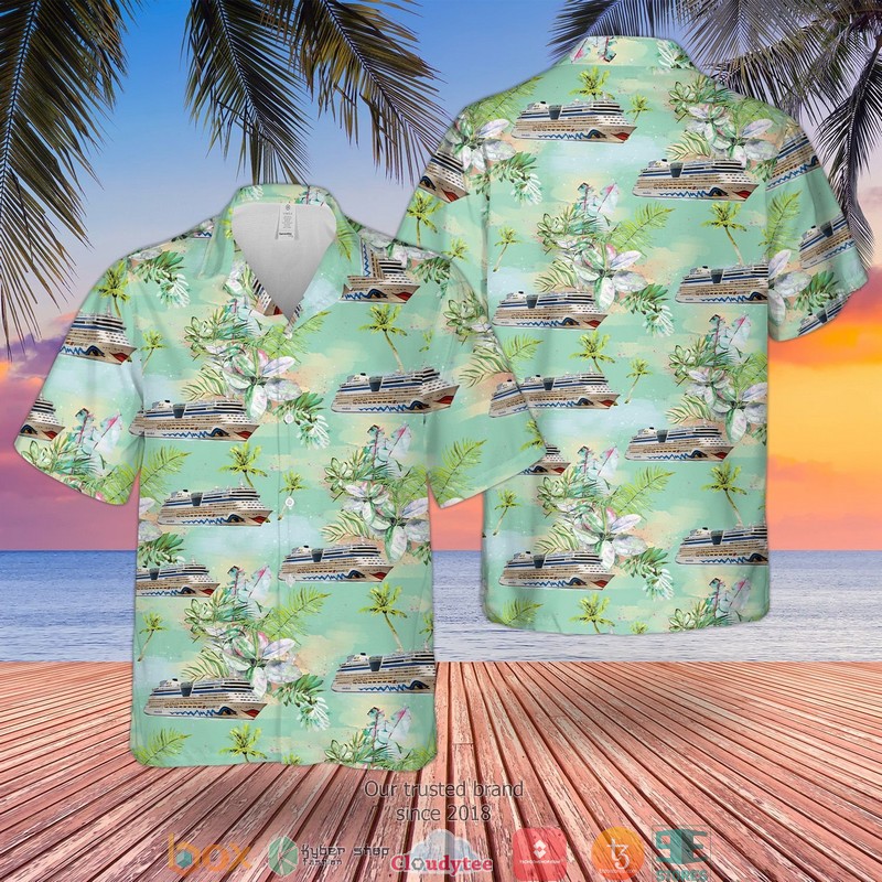 AIDA Cruises Short Sleeve Hawaiian Shirt