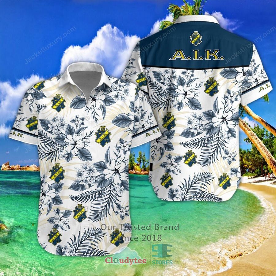 Air Force Falcons Royal Seersucker Button-Up Hawaiian Shirt