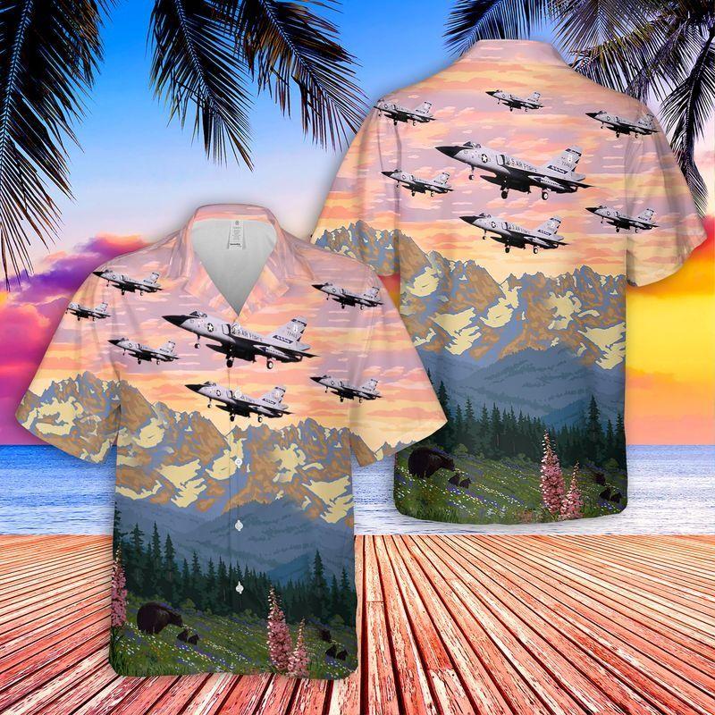 Air Force All Over Print Hawaiian Shirt