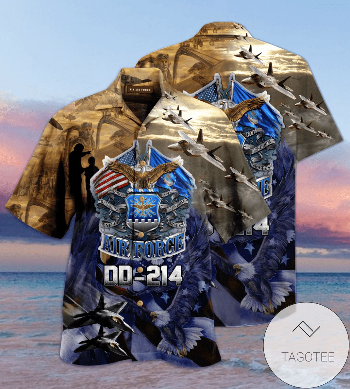 Air Balloon Steampunk Hawaiian Shirt