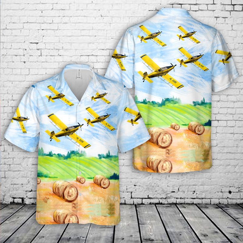 Air Tractor 502 Crop Duster Hawaiian Shirt