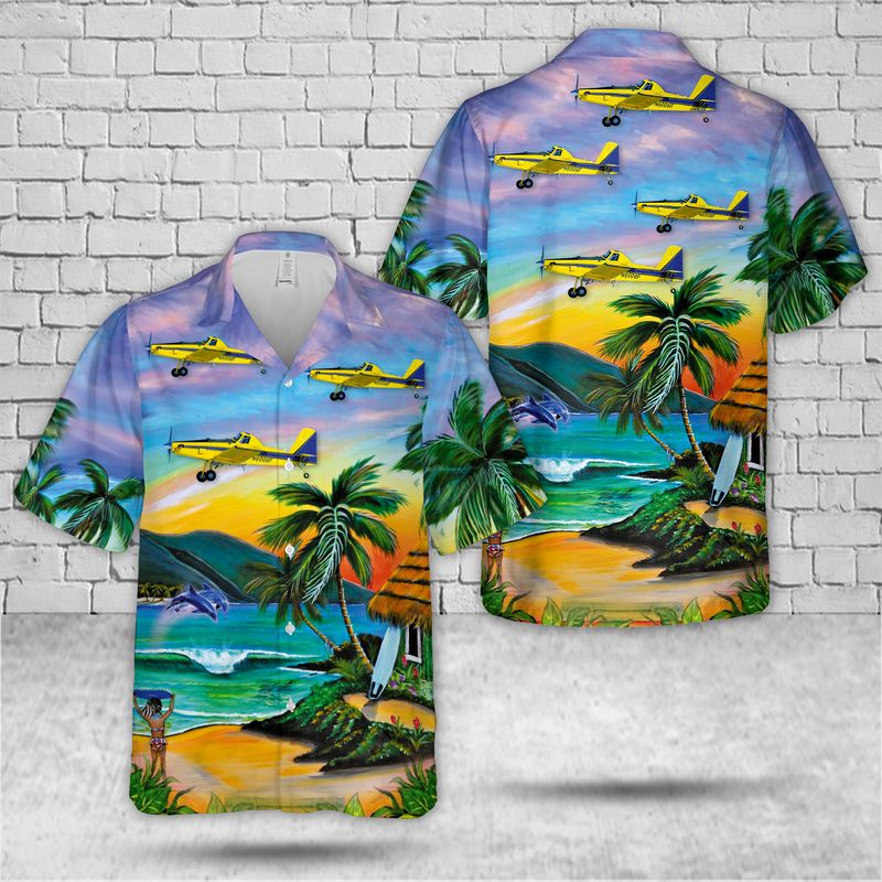 Air Tractor AT-502 Hawaiian Shirt