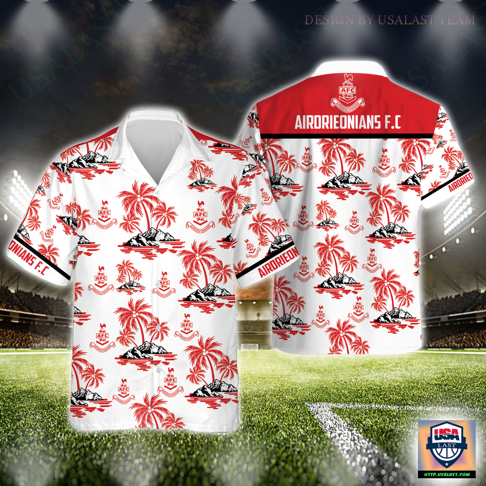 Airdrieonians F.C Parrot Hawaiian Shirt