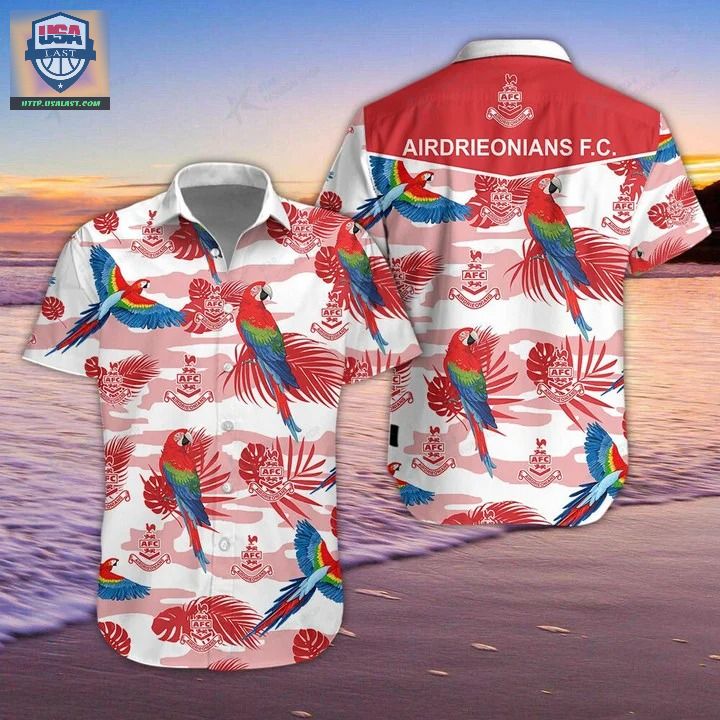 Airdrieonians Football Club Hawaiian Shirt