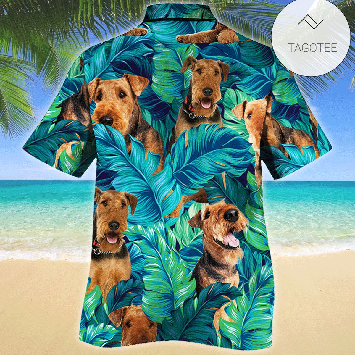 Aircraft Hawaiian Graphic Print Short Sleeve Hawaiian Casual Shirt