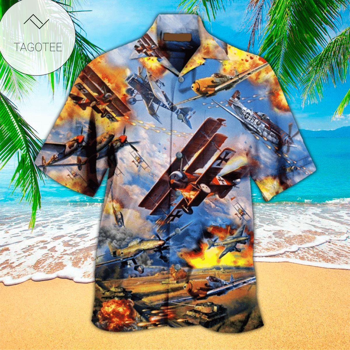 Airplane Apparel Airplane Button Up Shirt