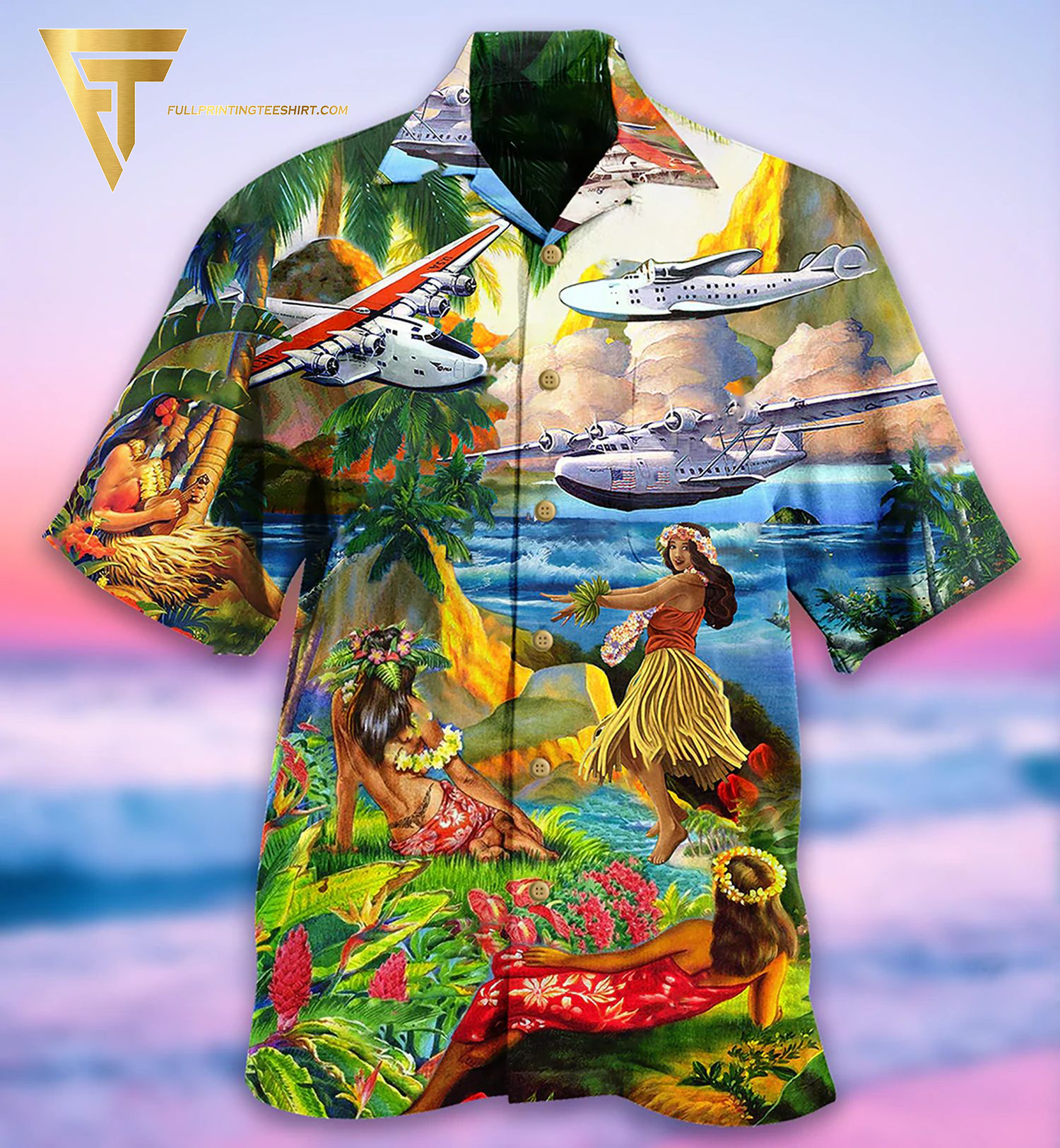 Airbus Helicopters H145 Hawaiian Shirt And Beach Shorts