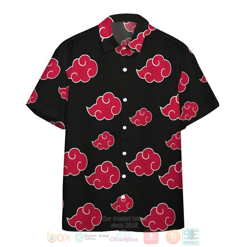 Akatsuki Classic Floating Clouds Brushed Naruto Shorts