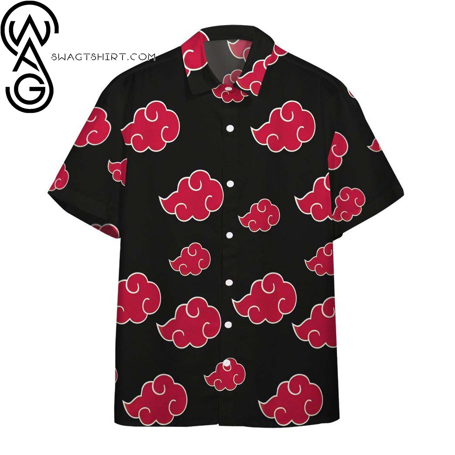 Akatsuki Symbol Naruto Shippuden All Over Print Aloha Hawaiian Shirt