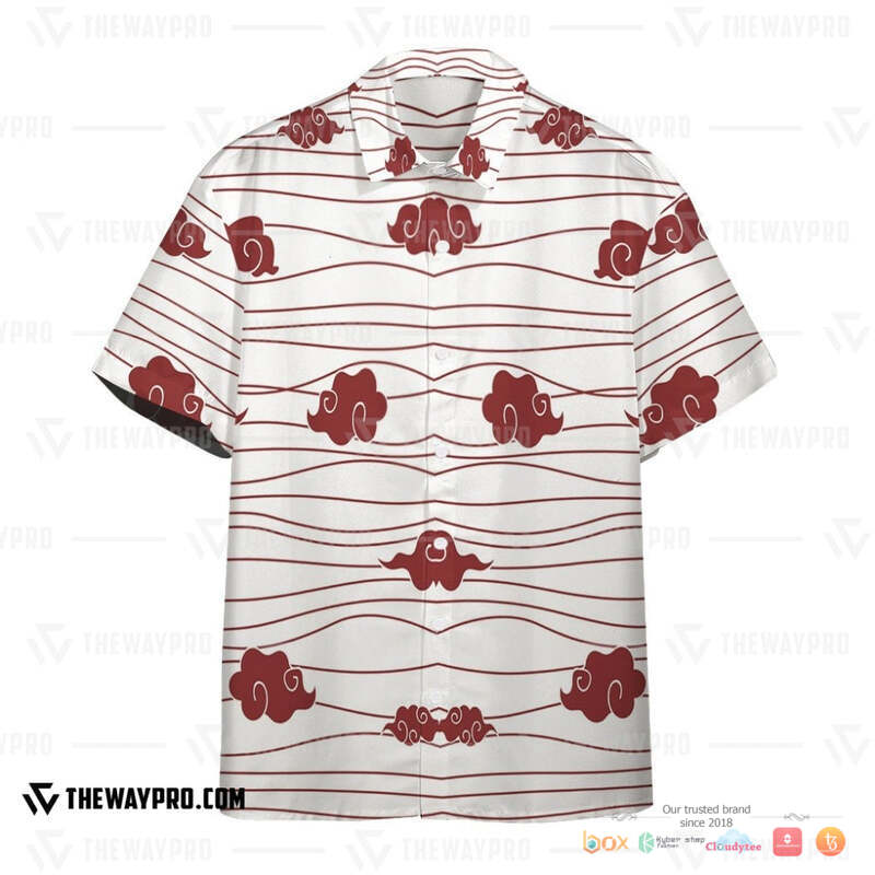 Akira Full Decals Button Down Hawaiian Shirt