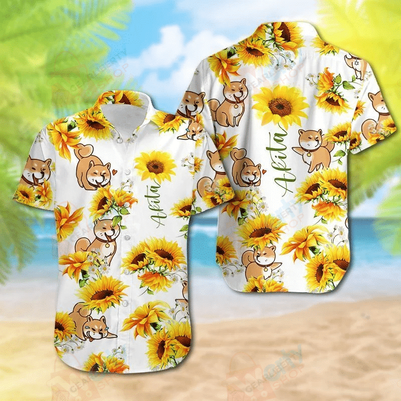 Akita Vacation Hawaiian Shirt For Men Women