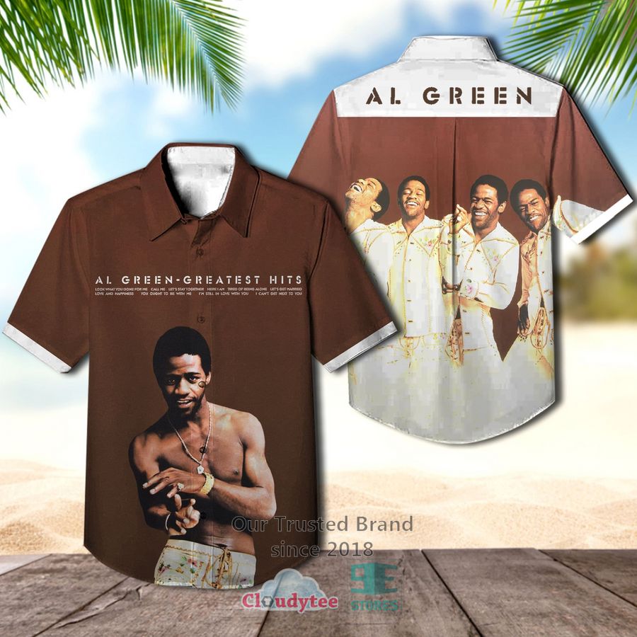 Al Green Green Is Blues Hawaiian Casual Shirt