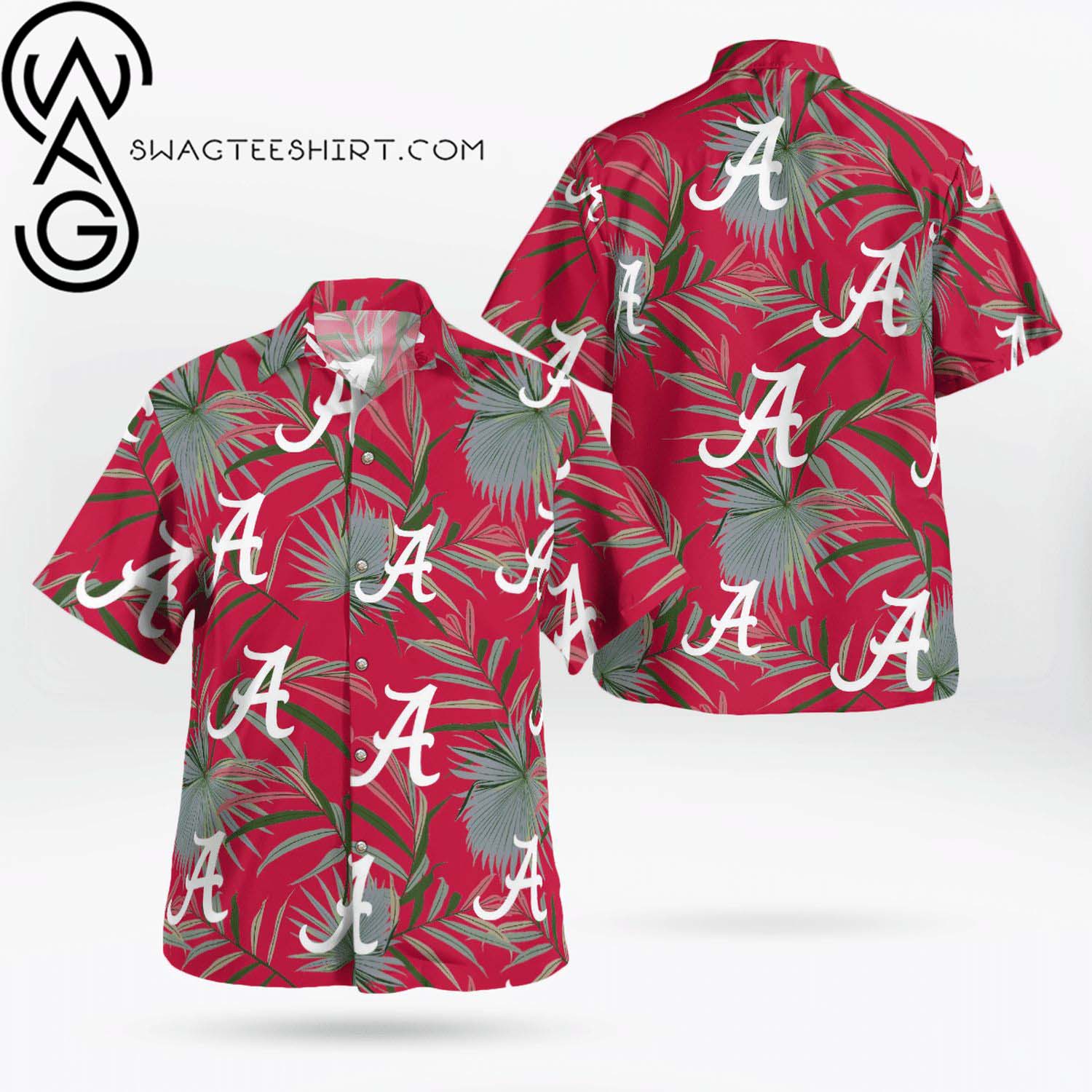 Alabama Crimson Tide All Over Print Aloha Hawaiian Shirt