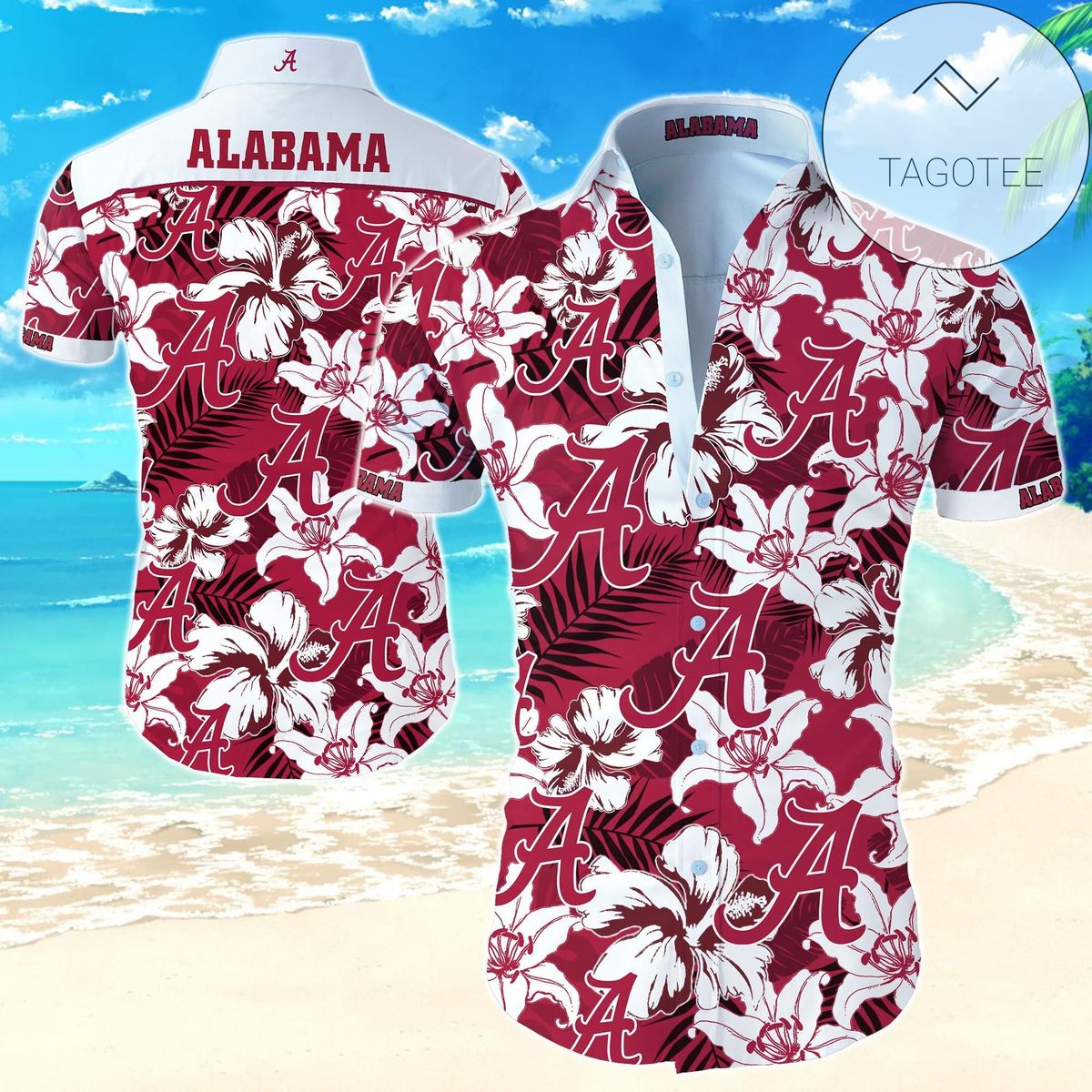 Alabama Crimson Tide Aloha Shirt Authentic Hawaiian Shirt 2022