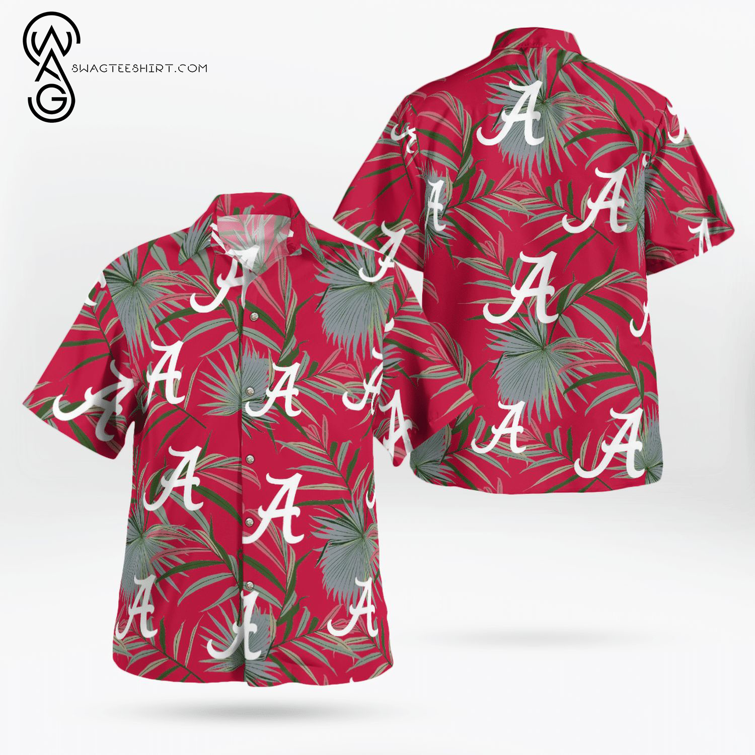 Alabama Crimson Tide Sports Fan Summer Vacation Hawaiian Shirt