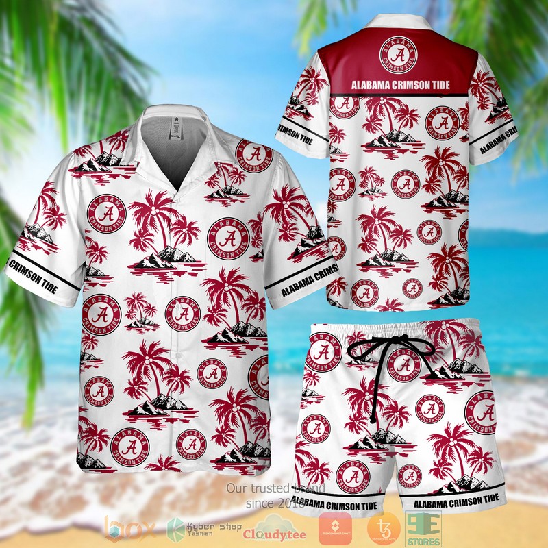 Alabama Crimson Tide Hawaiian Shirt, Short