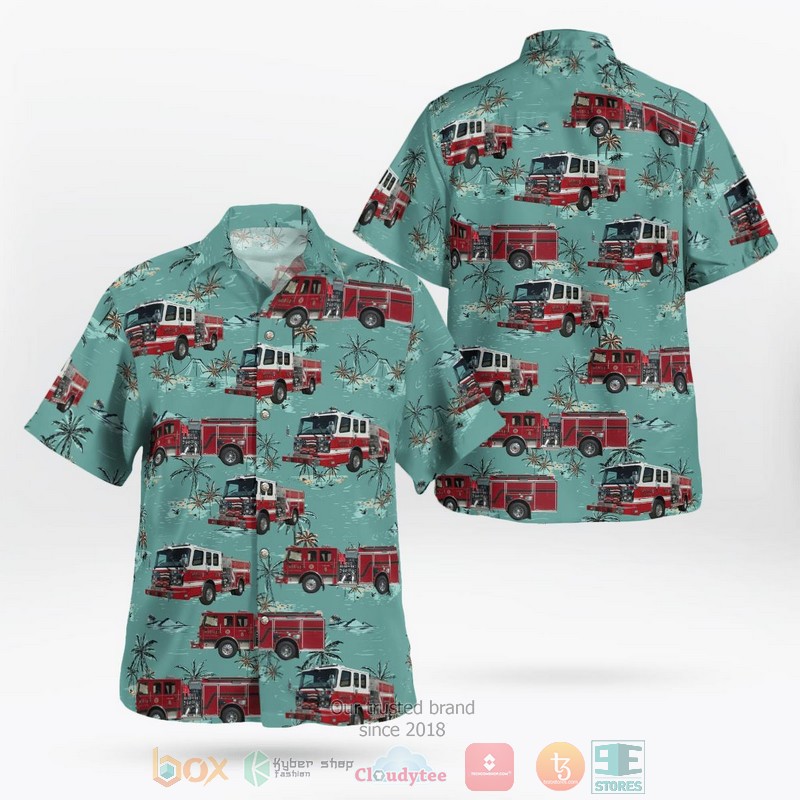 Alabama Mobile Fire-Rescue Hawaiian Shirt