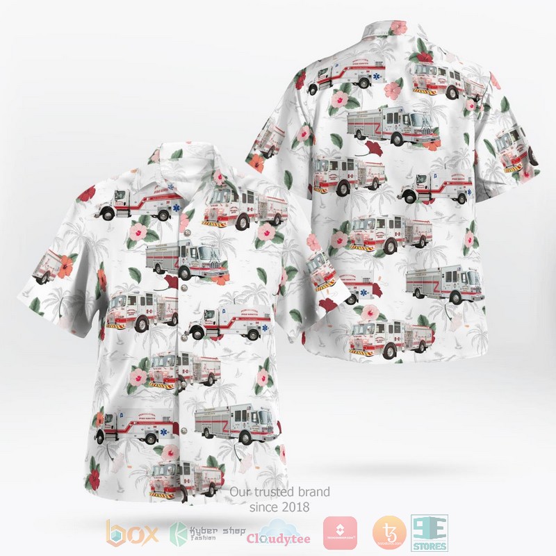 Alabama Mobile Fire-Rescue Hawaiian Shirt