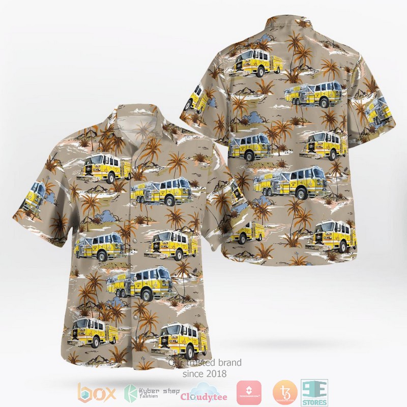 Alabaster Alabama Alabaster Fire Department Aloha Shirt