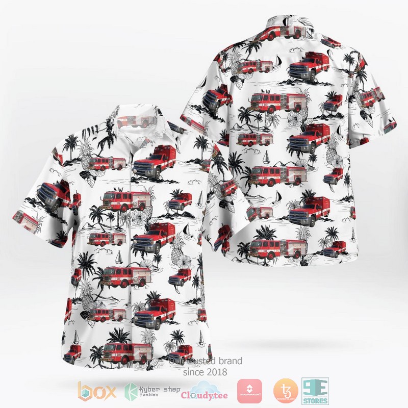 Alabaster Alabama Alabaster Fire Department Aloha Shirt