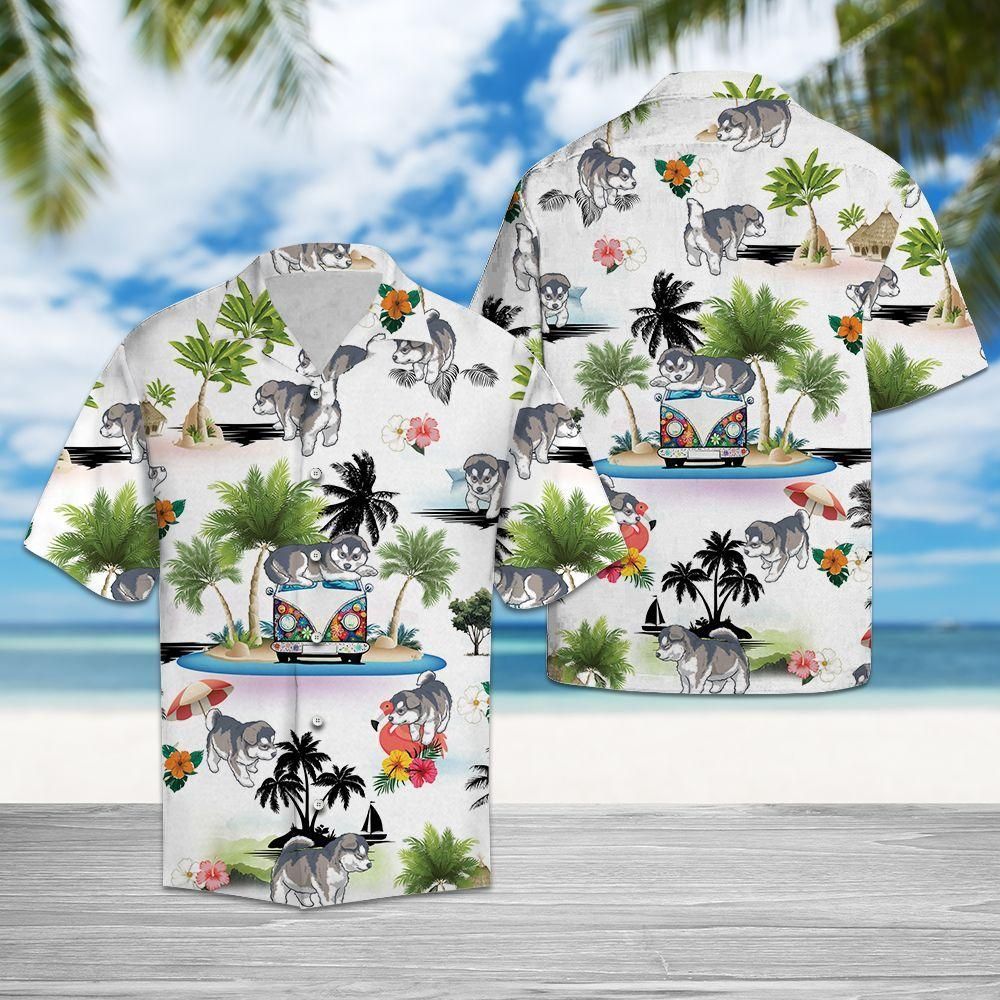 Alaskan Malamute Dog Lover Hawaiian Shirt