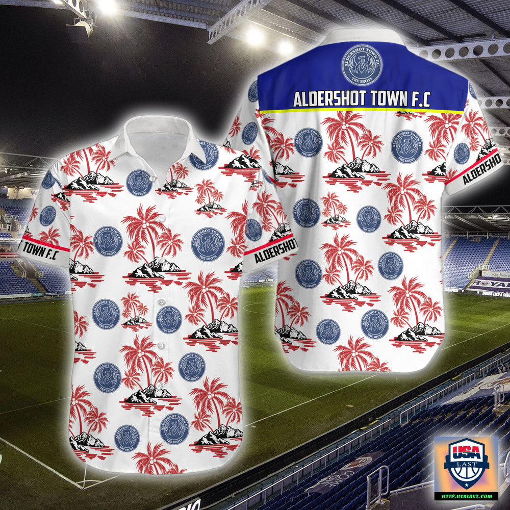 Aldershot Town F.C Aloha Hawaiian Shirt