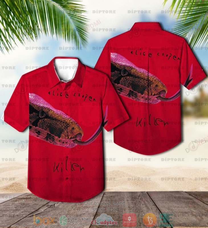 Alice Coope Singer Short Sleeve Hawaiian Shirt